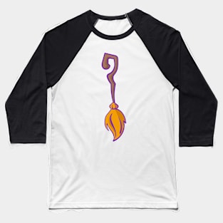 Halloween Witch Broom Baseball T-Shirt